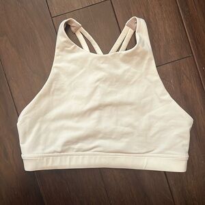 White Lululemon sports bra. Perfect condition.
